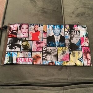 OLIVIA MILLER MAGAZINE CLUTCH BAG !